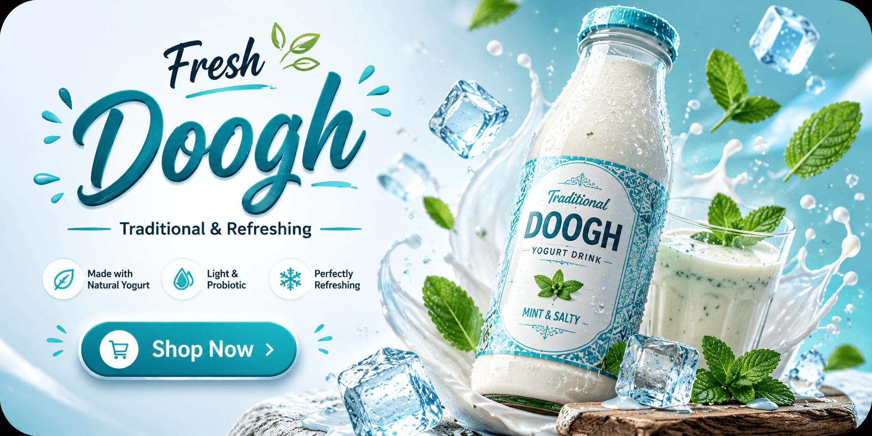 Fresh Doogh — Traditional & Refreshing